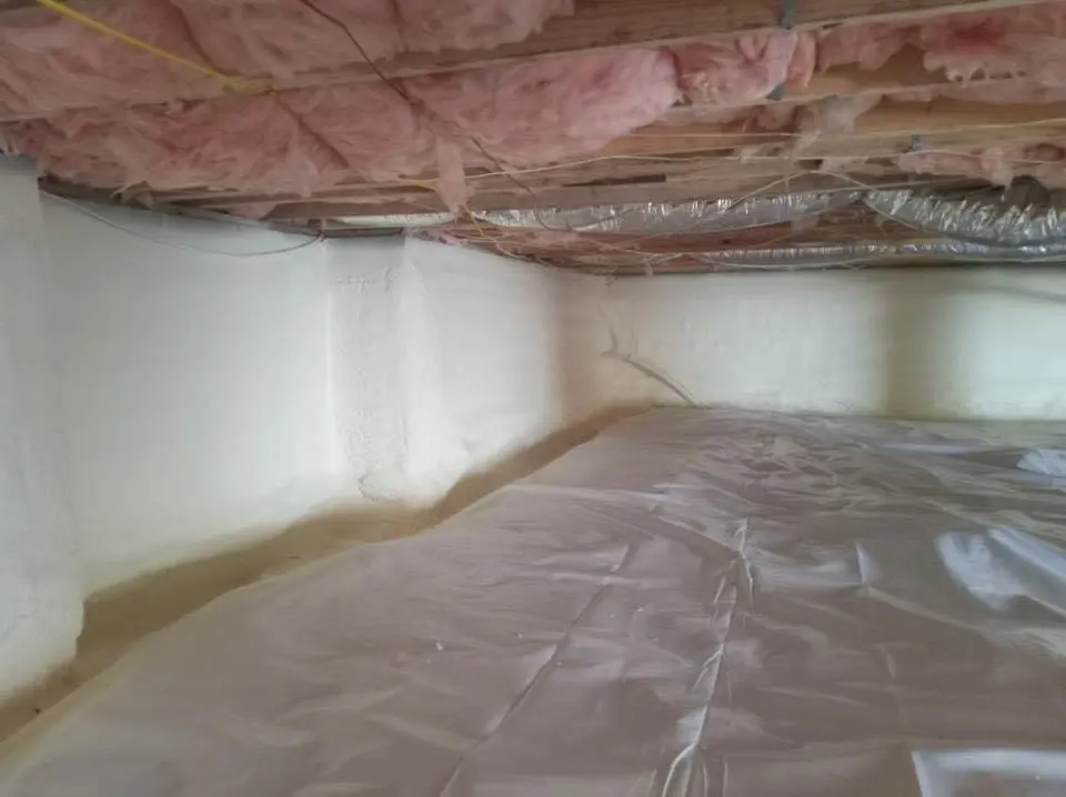 Crawl space encapsulation with closed-cell spray foam for Roof Waterproofing in Orange Cove
